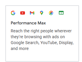 Performance Max Campaign – Google